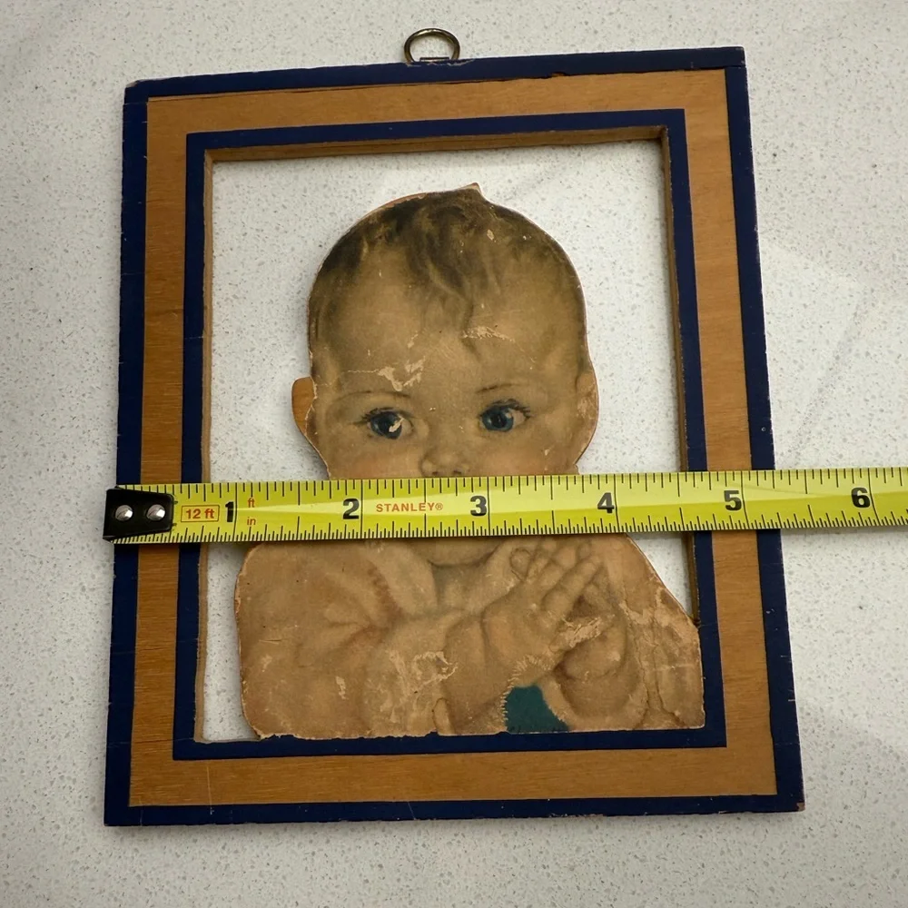 Vintage Baby Portrait Wall Art Charlotte Becker Baby Print 1935 - Picture 8 of 9
